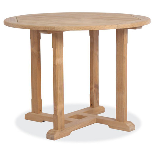 Majestic 47.2" Round Outdoor Teak Dining Table
